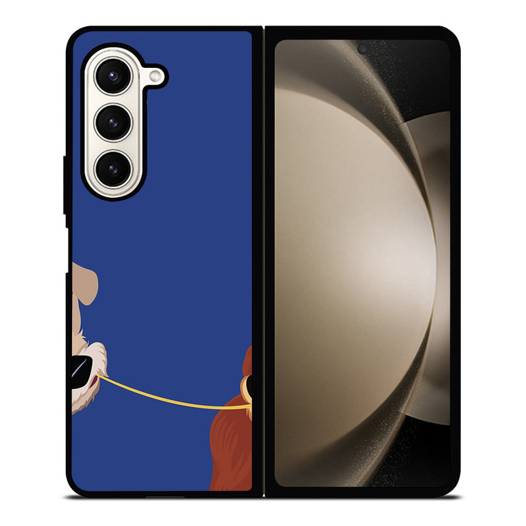 DISNEY LADY AND THE TRAMP CARTOON Samsung Galaxy Z Fold 5 Case Cover