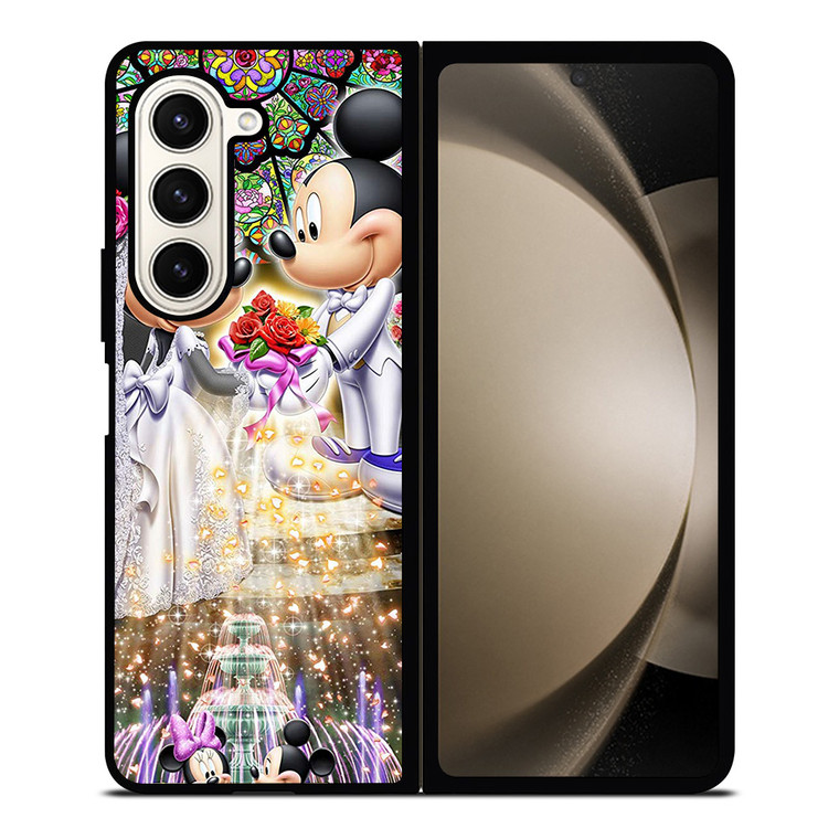 DISNEY MICKEY AND MINI MOUSE Wedding Samsung Galaxy Z Fold 5 Case Cover