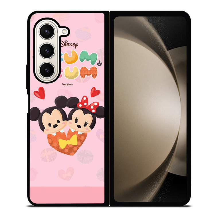 DISNEY TSUM TSUM MINNIE AND MICKEY MOUSE Samsung Galaxy Z Fold 5 Case Cover DISNEY TSUM TSUM MINNIE AND MICKEY MOUSE Samsung Galaxy Z Fold 5 Case Cover
