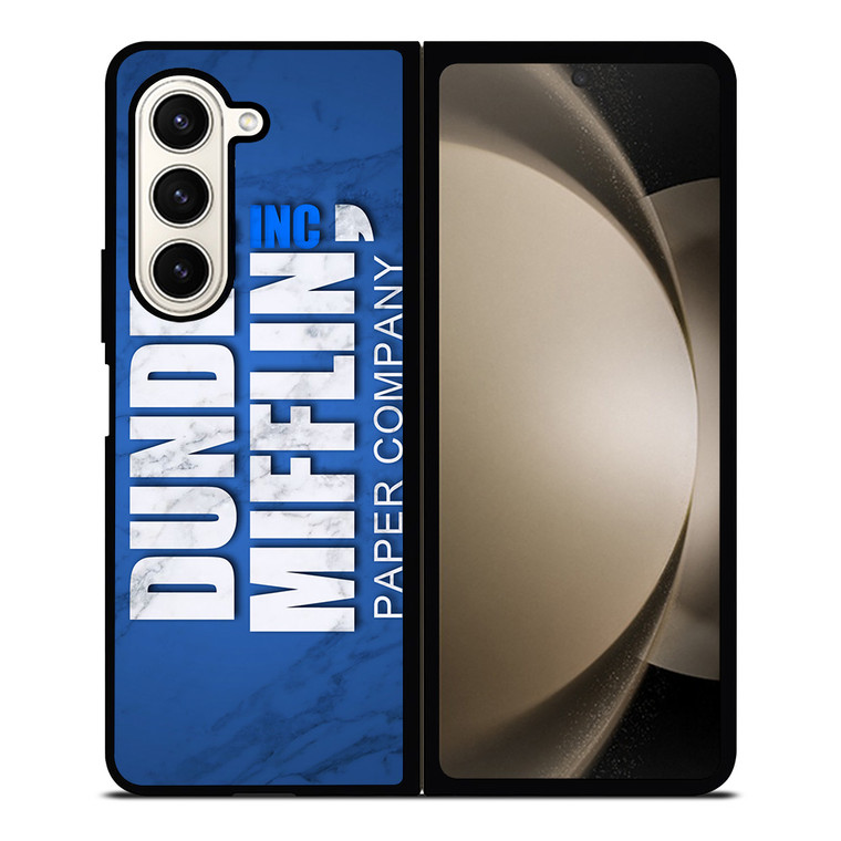 DUNDER MIFFLIN LOGO MARBLE Samsung Galaxy Z Fold 5 Case Cover
