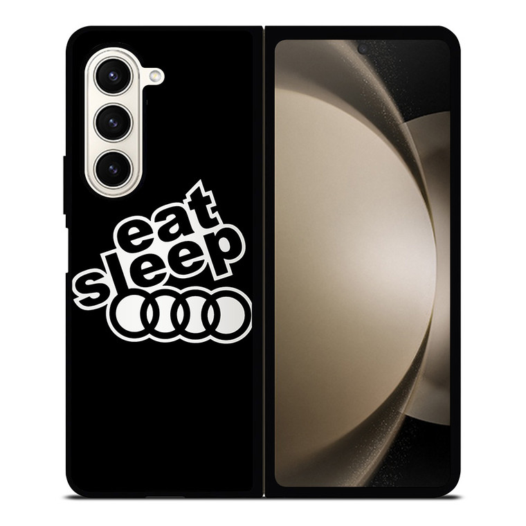 EAT SLEEP AUDI Samsung Galaxy Z Fold 5 Case Cover