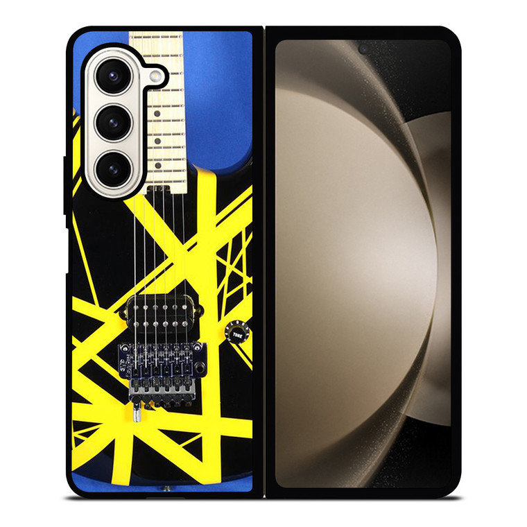 EDDIE VAN HALEN GUITAR YELLOW Samsung Galaxy Z Fold 5 Case Cover
