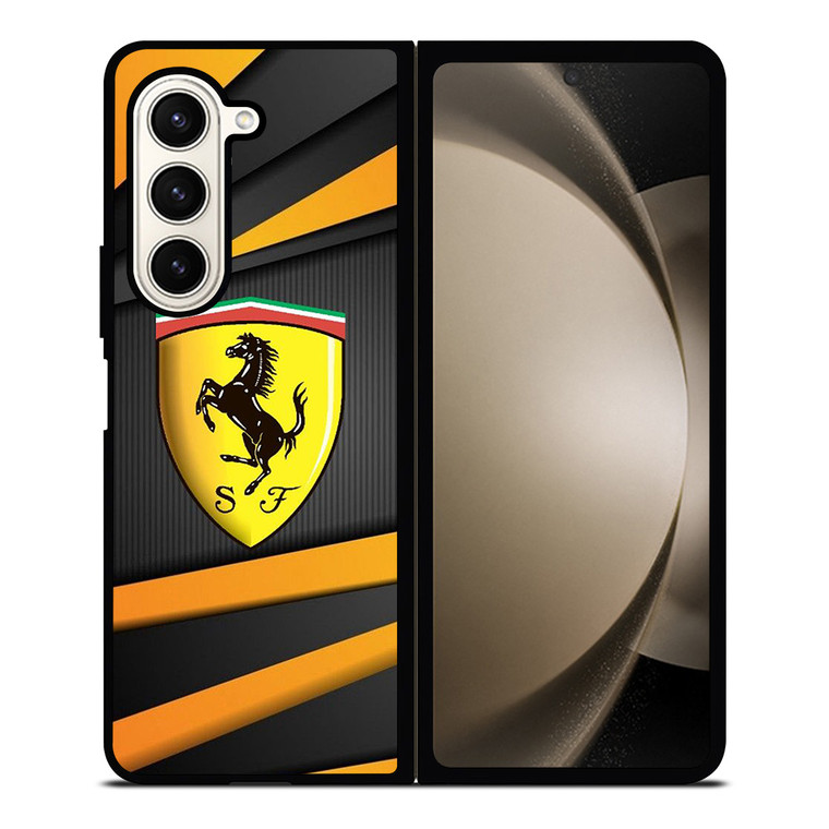 FERRARI SPORT CAR EMBLEM Samsung Galaxy Z Fold 5 Case Cover