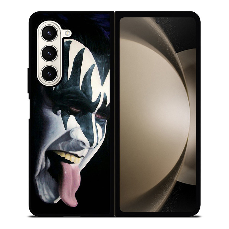GENE SIMMONS FACE KISS BAND Samsung Galaxy Z Fold 5 Case Cover GENE SIMMONS FACE KISS BAND Samsung Galaxy Z Fold 5 Case Cover
