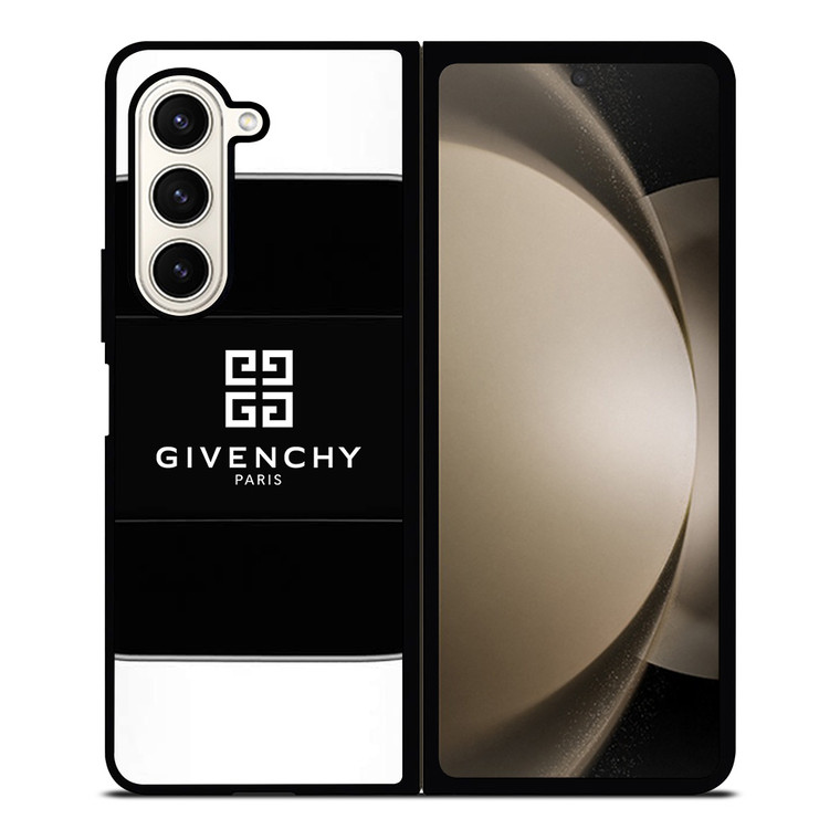 GIVENCHY PARIS BLACK LOGO Samsung Galaxy Z Fold 5 Case Cover