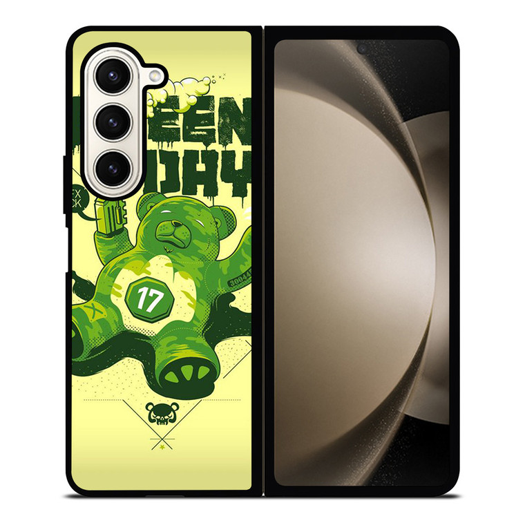 GREEN DAY BAND BEAR GUN Samsung Galaxy Z Fold 5 Case Cover GREEN DAY BAND BEAR GUN Samsung Galaxy Z Fold 5 Case Cover