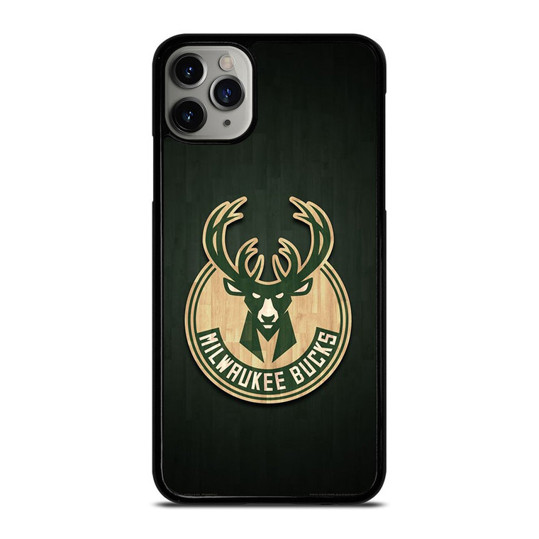 MILWAUKEE BUCKS WOODEN LOGO iPhone 11 Pro Max Case Cover