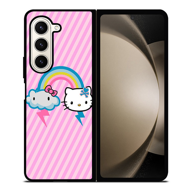 HELLO KITTY CLOUD RAINBOW Samsung Galaxy Z Fold 5 Case Cover