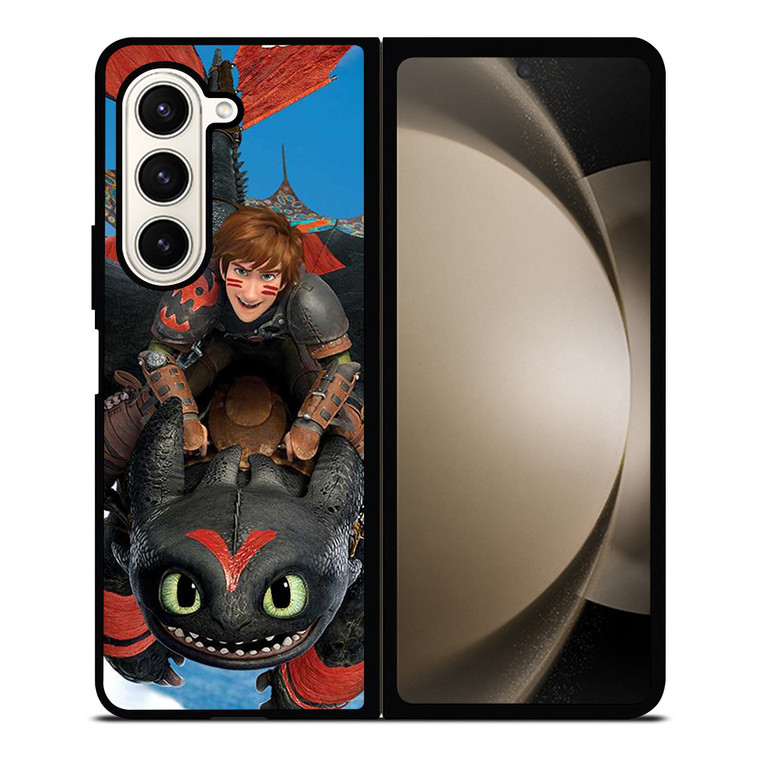 HICCUP AND TOOTHLESS TRAIN YOUR DRAGON Samsung Galaxy Z Fold 5 Case Cover