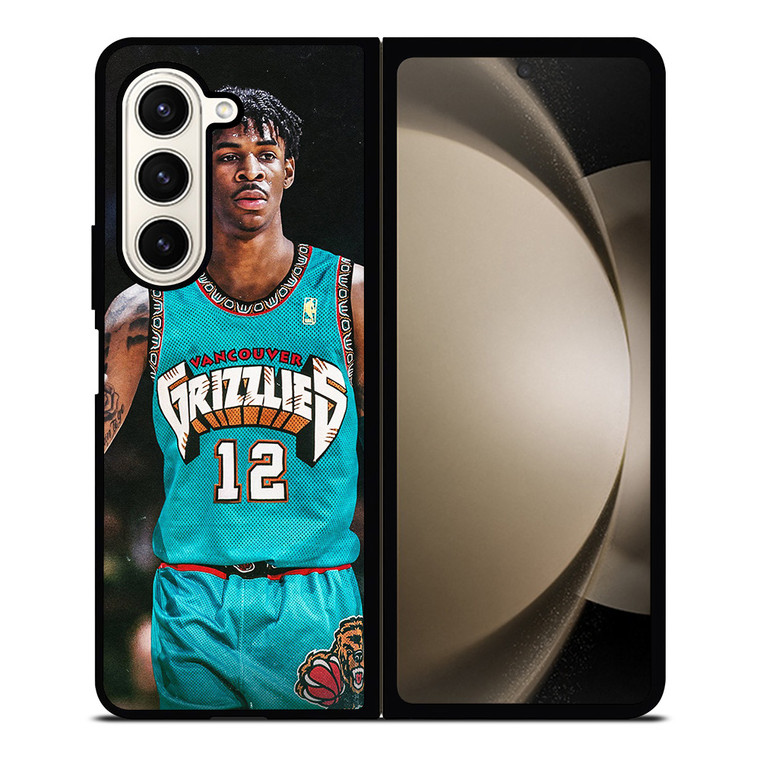 JA MORANT MEMPHIS GRIZZLIES NBA 3 Samsung Galaxy Z Fold 5 Case Cover