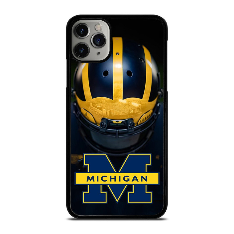 MICHIGAN WOLVERINES HELMET iPhone 11 Pro Max Case Cover