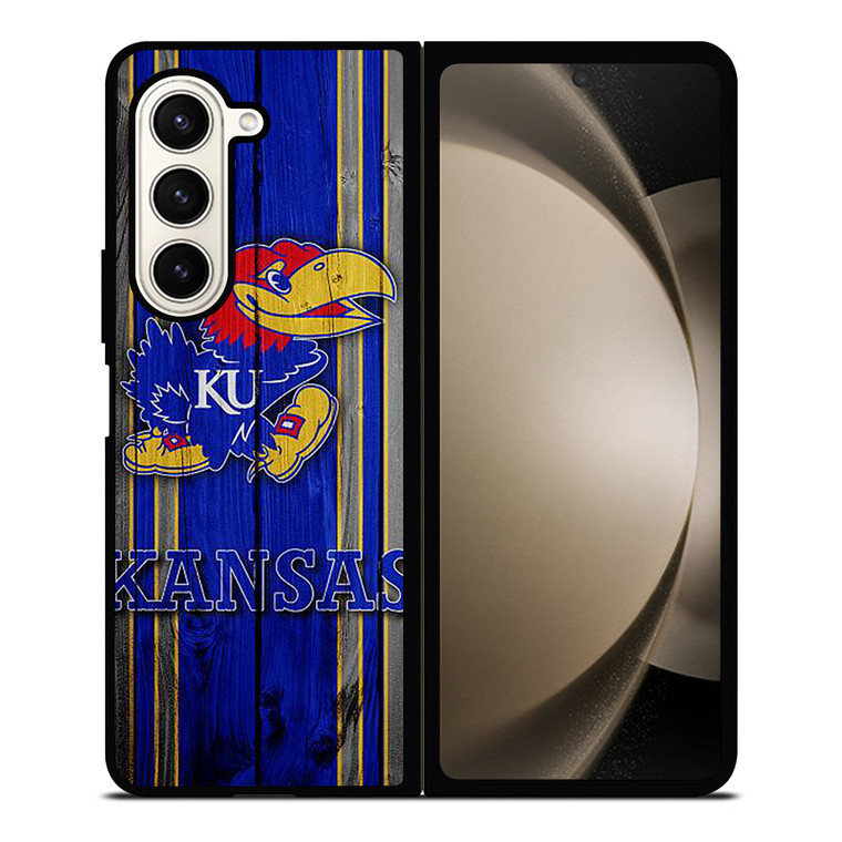KANSAS JAYHAWKS LOGO Samsung Galaxy Z Fold 5 Case Cover