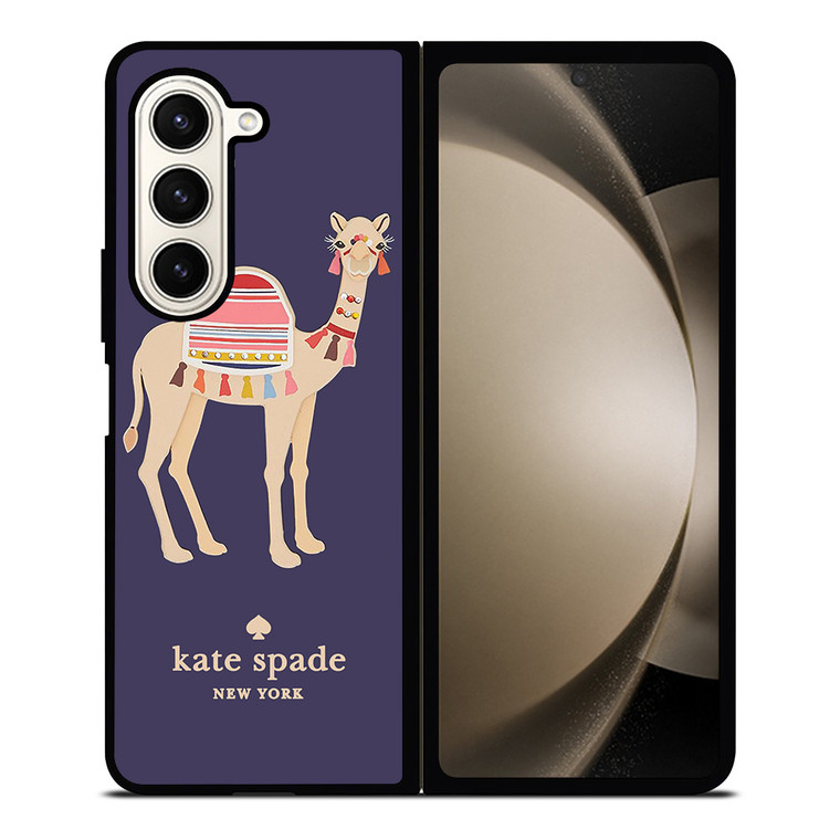KATE SPADE APPLIQUE CAMEL Samsung Galaxy Z Fold 5 Case Cover