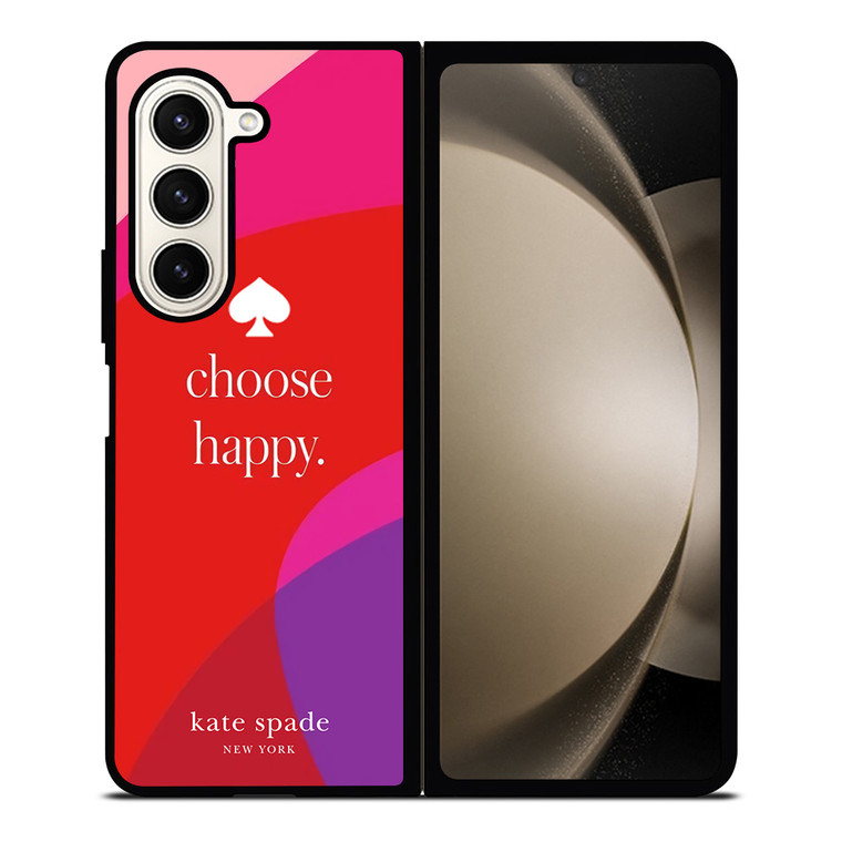 KATE SPADE CHOOSE HAPPY Samsung Galaxy Z Fold 5 Case Cover
