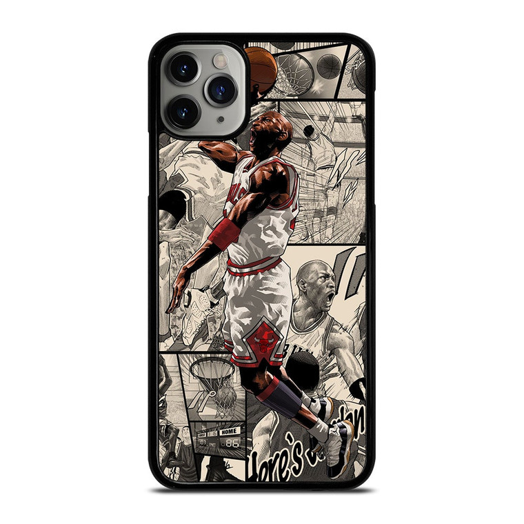 MICHAEL JORDAN COMIC ART iPhone 11 Pro Max Case Cover