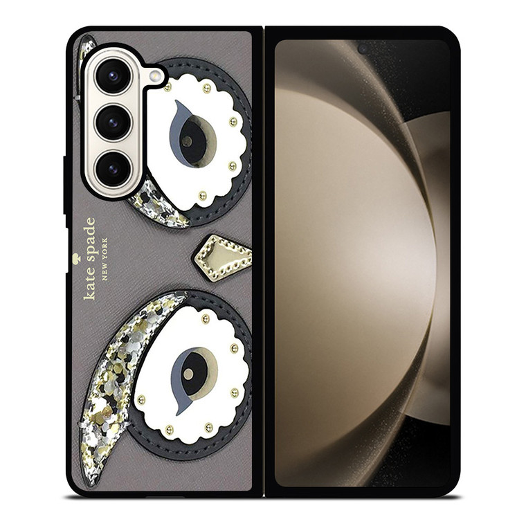 KATE SPADE OWL APPLIQUE Samsung Galaxy Z Fold 5 Case Cover