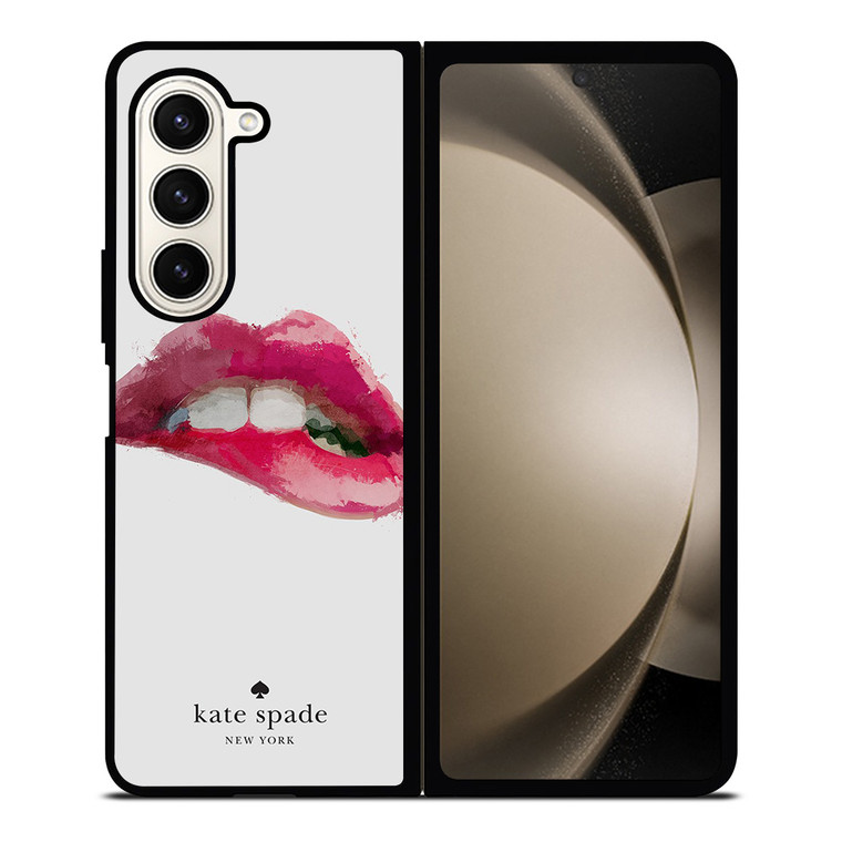 KATE SPADE RED LIPS Samsung Galaxy Z Fold 5 Case Cover