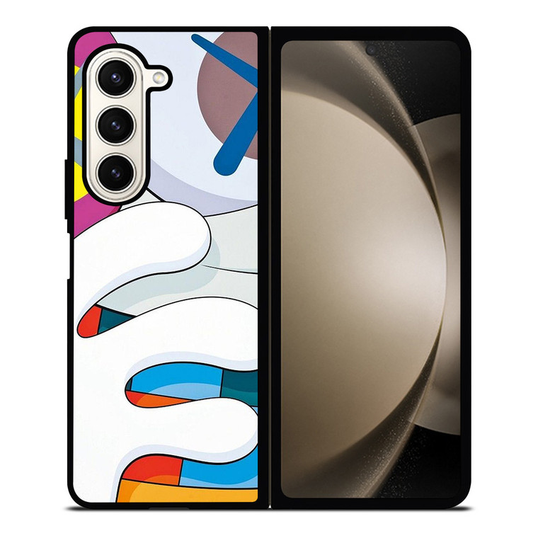 KAWS CARTOON ART Samsung Galaxy Z Fold 5 Case Cover