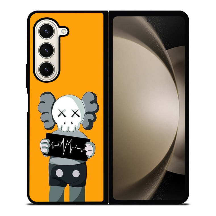 KAWS FASHION ICON Samsung Galaxy Z Fold 5 Case Cover