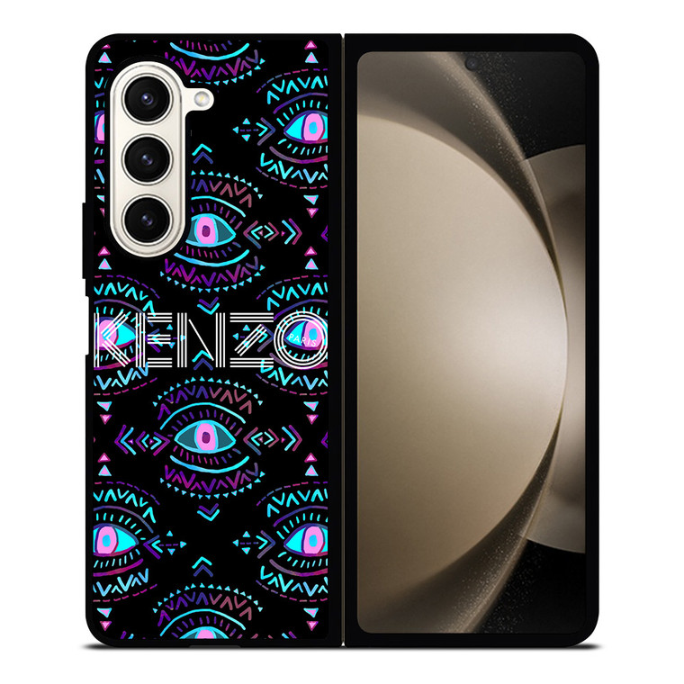 KENZO PARIS EYE PATTERN Samsung Galaxy Z Fold 5 Case Cover