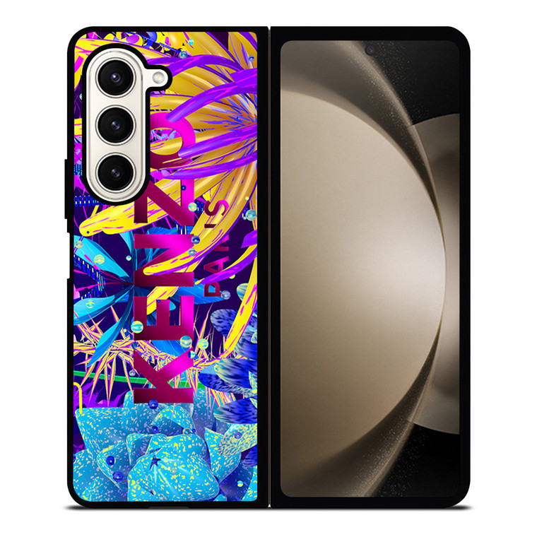 KENZO PARIS FLOWER Samsung Galaxy Z Fold 5 Case Cover