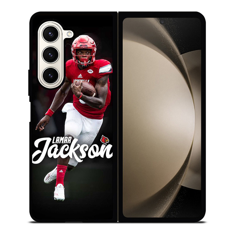 LAMAR JACKSON LOUISVILLE NFL Samsung Galaxy Z Fold 5 Case Cover