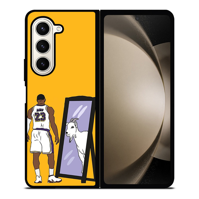 LEBRON JAMES MIRROR GOAT Samsung Galaxy Z Fold 5 Case Cover