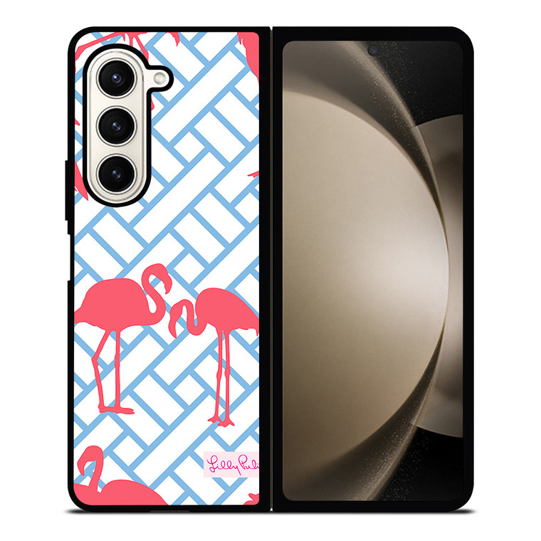 LILLY PULITZER FLAMINGO 2 Samsung Galaxy Z Fold 5 Case Cover