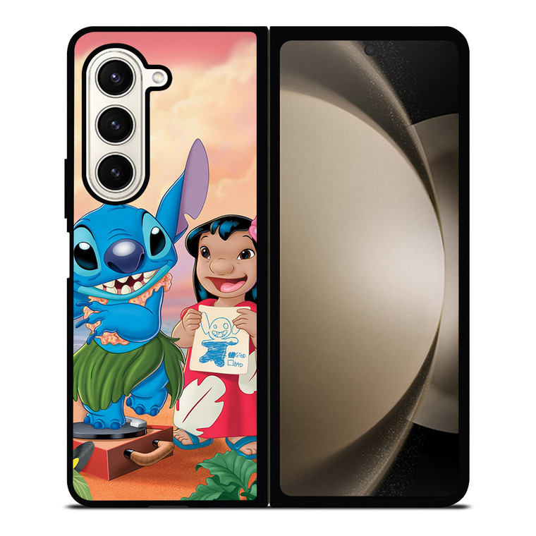 LILO AND STITCH CARTOON Samsung Galaxy Z Fold 5 Case Cover