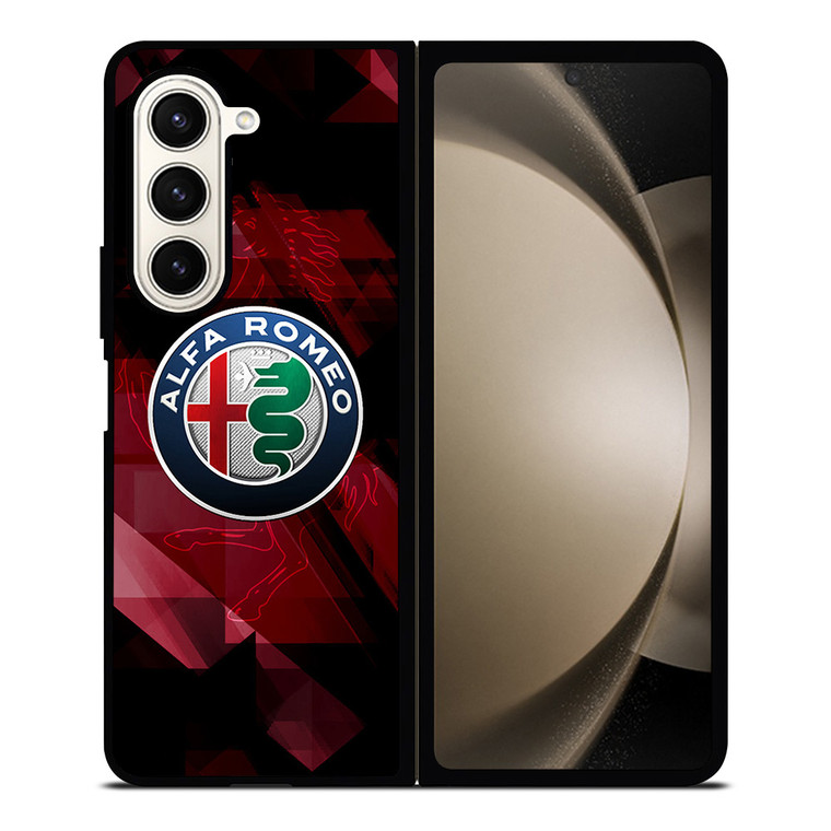 LOGO ALFA ROMEO CAR  Samsung Galaxy Z Fold 5 Case Cover