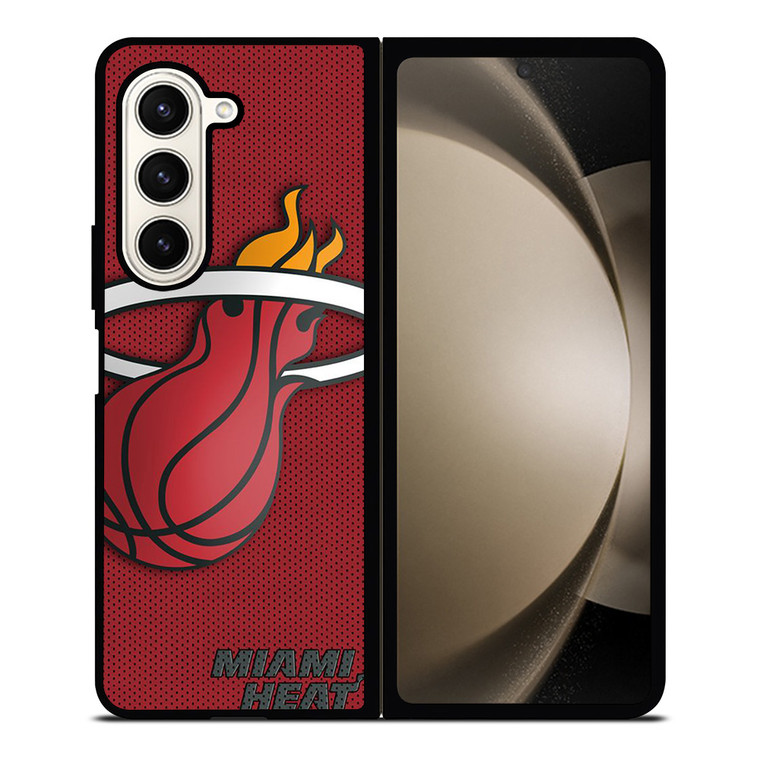 LOGO MIAMI HEAT BASKETBALL Samsung Galaxy Z Fold 5 Case Cover