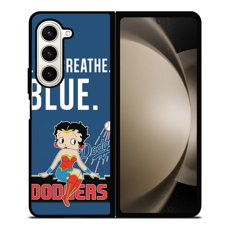 LOS ANGELES BETTY BOOP DODGERS Samsung Galaxy Z Fold 5 Case Cover