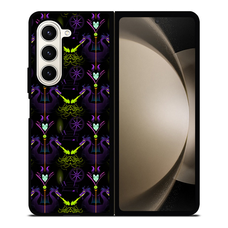 MALEFICENT PATTERN Samsung Galaxy Z Fold 5 Case Cover