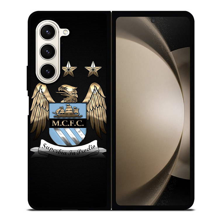 MANCHESTER CITY LOGO 2 Samsung Galaxy Z Fold 5 Case Cover