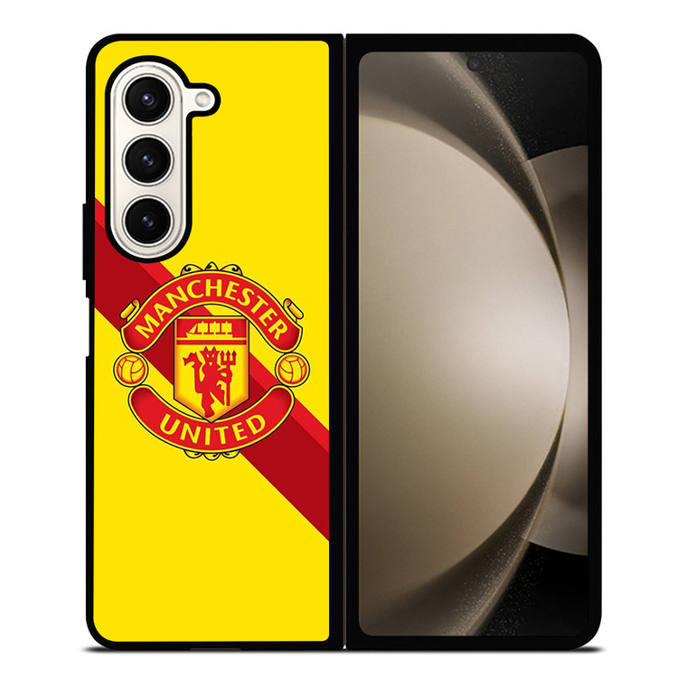 MANCHESTER UNITED FOOTBALL CLUB LOGO Samsung Galaxy Z Fold 5 Case Cover