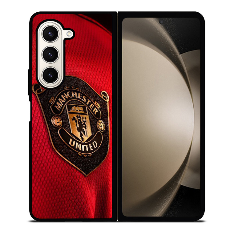 MANCHESTER UNITED NEW LOGO JERSEY Samsung Galaxy Z Fold 5 Case Cover