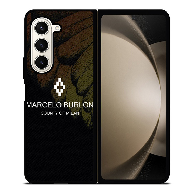 MARCELO BURLON WING LOGO Samsung Galaxy Z Fold 5 Case Cover