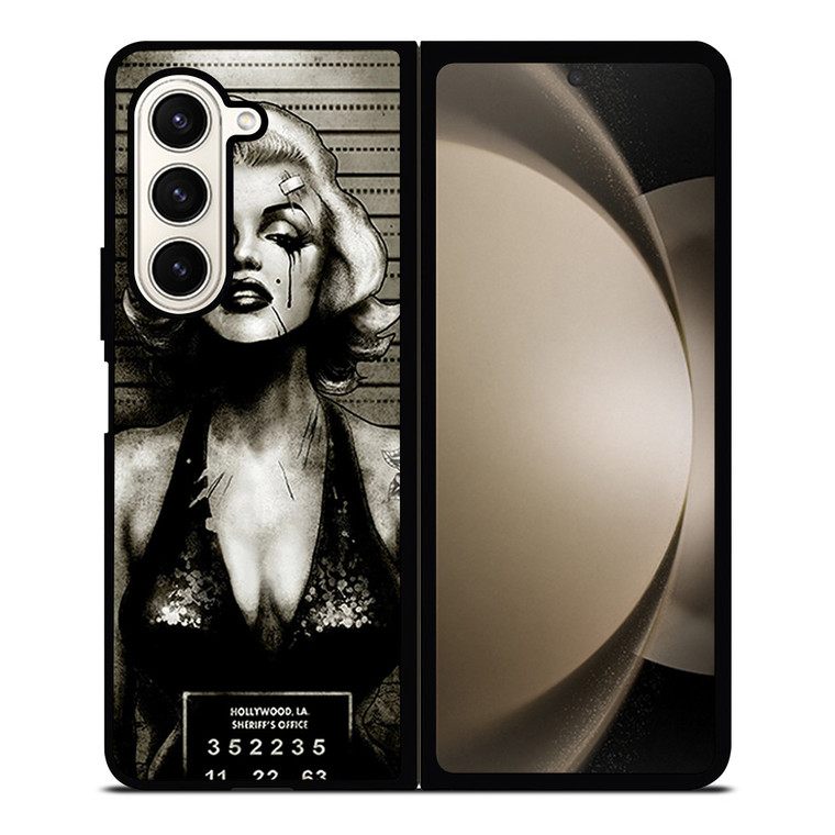 MARILYN MONROE CRIME Samsung Galaxy Z Fold 5 Case Cover