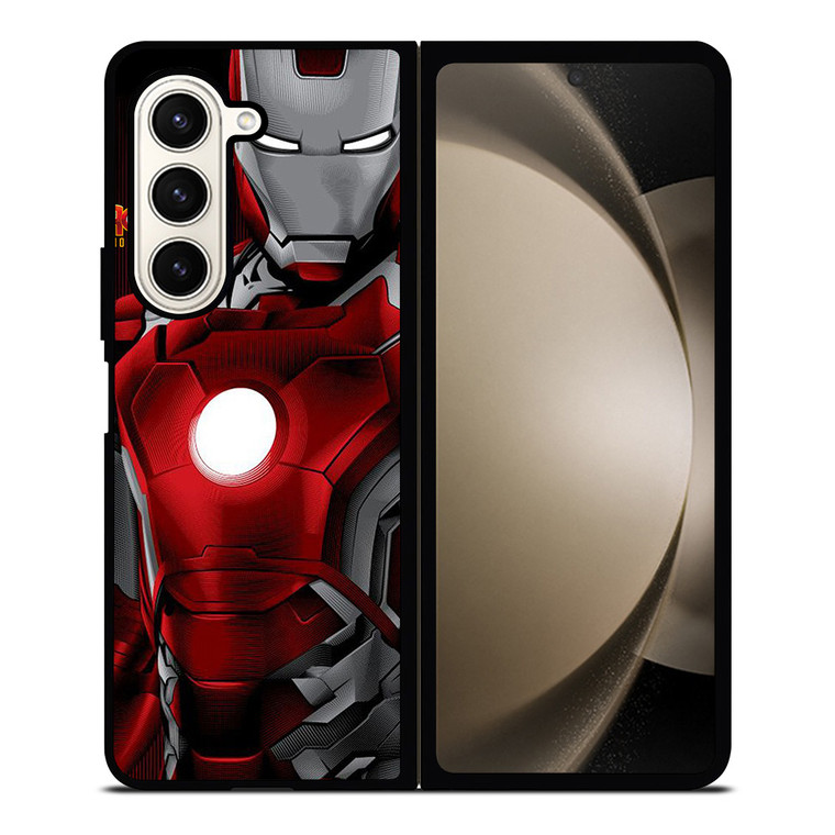 MARVEL IRONMAN STRAIGHT POTRAIT LINE Samsung Galaxy Z Fold 5 Case Cover