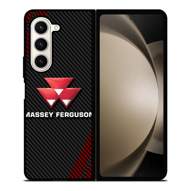 MASSEY FERGUSON CARBON LOGO Samsung Galaxy Z Fold 5 Case Cover