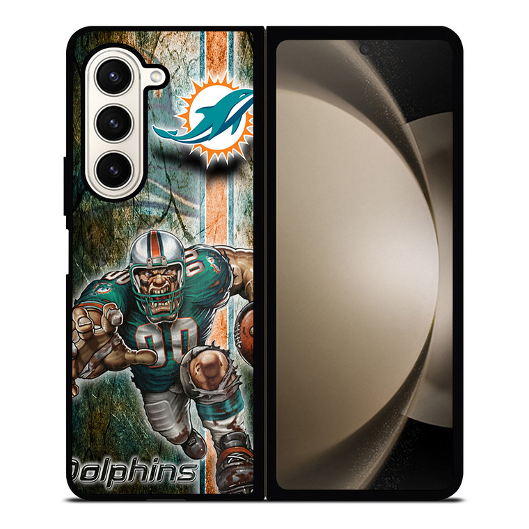 MIAMI DOLPHINS FOOTBALL Samsung Galaxy Z Fold 5 Case Cover