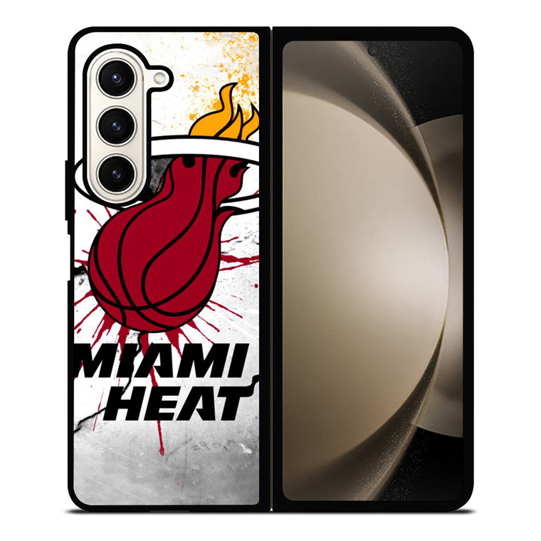 MIAMI HEAT ART LOGO Samsung Galaxy Z Fold 5 Case Cover