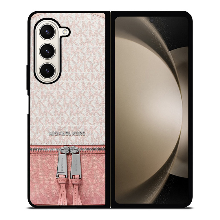 MICHAEL KORS MK LOGO BACKPACK PINK BAG Samsung Galaxy Z Fold 5 Case Cover