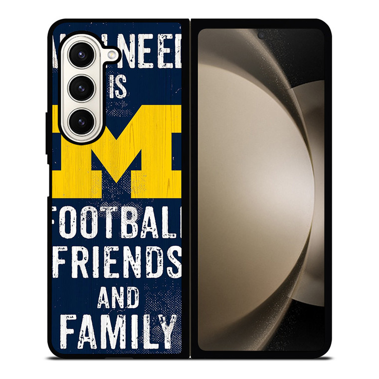 MICHIGAN WOLVERINES FOOTBALL QUOTES Samsung Galaxy Z Fold 5 Case Cover