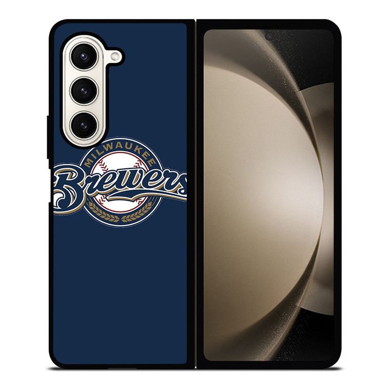 MILWAUKEE BREWERS BASEBALL TEAM LOGO Samsung Galaxy Z Fold 5 Case Cover