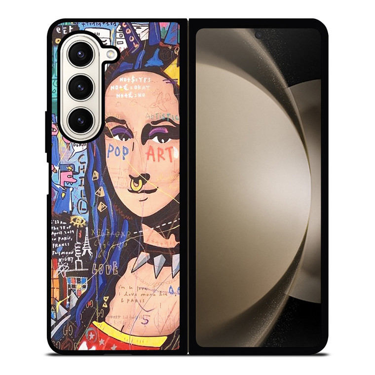 MONALISA ABSTRACT POP ART  Samsung Galaxy Z Fold 5 Case Cover