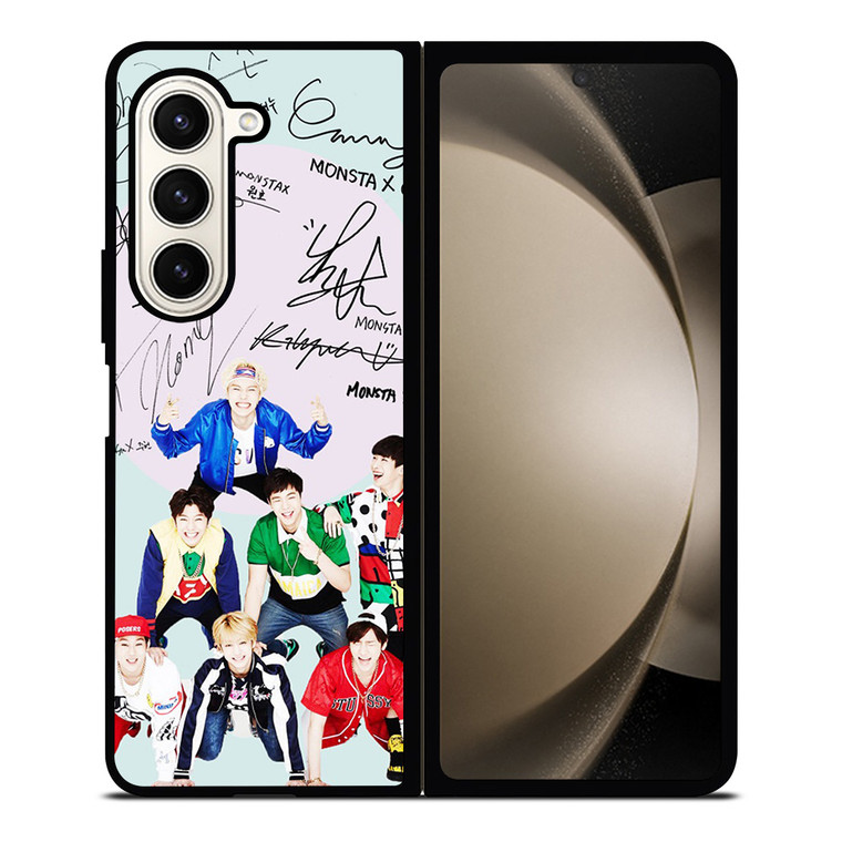 MONSTA X K POP SIGNATURE Samsung Galaxy Z Fold 5 Case Cover