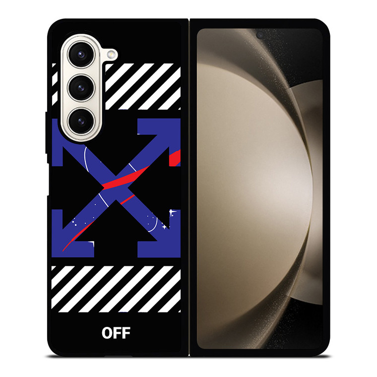 NASA OFF WHITE Samsung Galaxy Z Fold 5 Case Cover