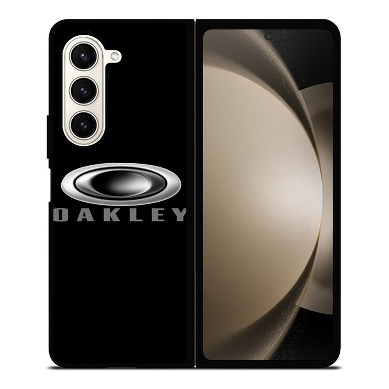 OAKLEY BLACK LOGO Samsung Galaxy Z Fold 5 Case Cover