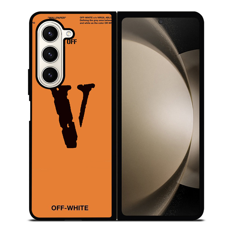 OFF WHITE V LONE LOGO Samsung Galaxy Z Fold 5 Case Cover